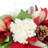 Holiday Candleholder with Hydrangeas, Magnolia Leaves, and Pinecones
