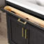 Meuble-lavabo sur pied en bois d'ébène foncé avec comptoir en pierre blanche et dosseret Bailey-928016473-928016421-928016420