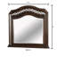Miroir de commode Beeler