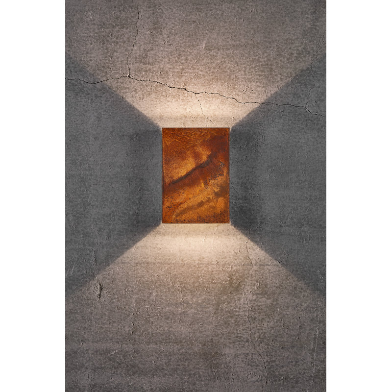 LED Wall Sconce, Corten