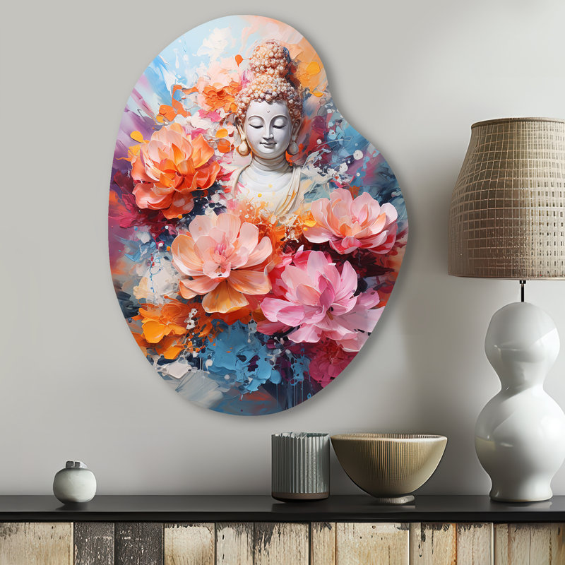 Teig - méditation asymétrique en métal, sculpture murale en métal de forme unique, H 30 po x l 22 po x P 1 po