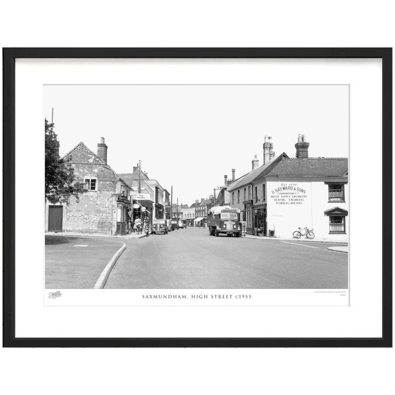 Saxmundham, High Street C1955 by Francis Frith - Single Picture Frame Print, 28cm H x 36cm W x 2.3cm D