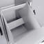 Îlot de cuisine avec armoire de rangement pour poubelle-831787791
