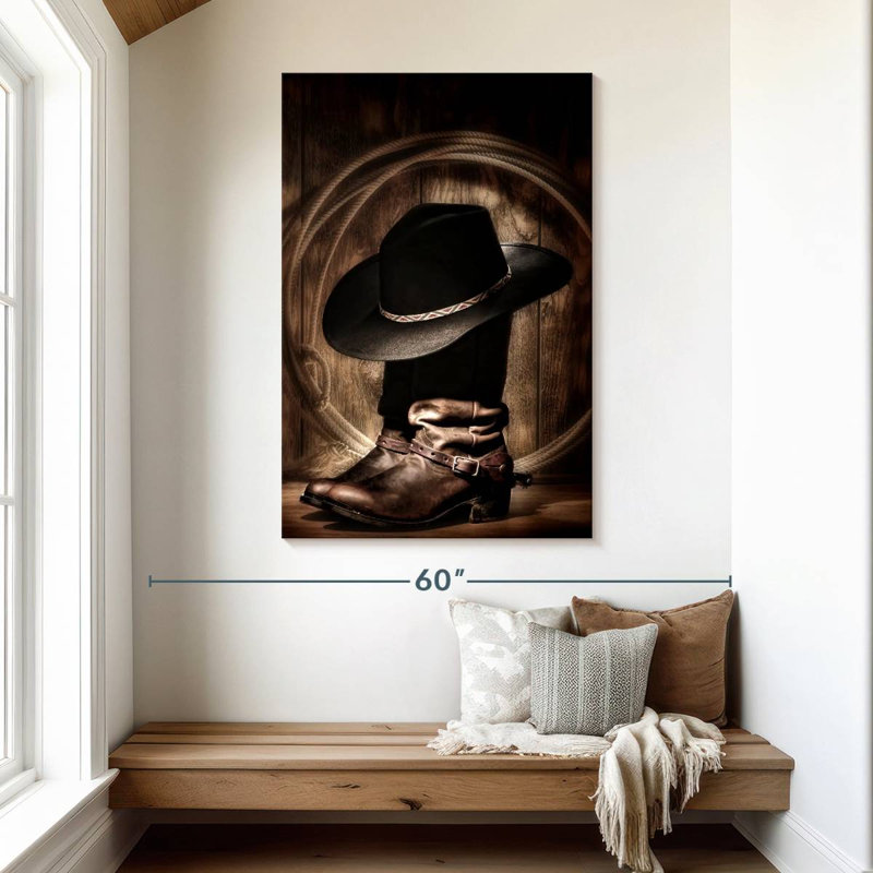 Lelar Western Rodeo Ready, 48" H x 32" W