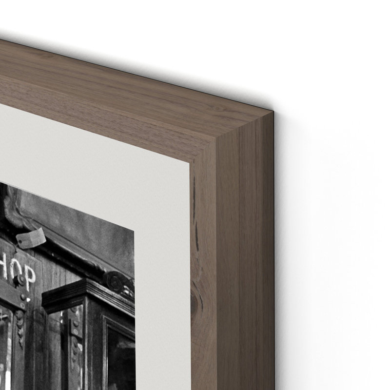 United House Wrecking By Barbara Alper, Rustic Walnut, H 40" x W 30"