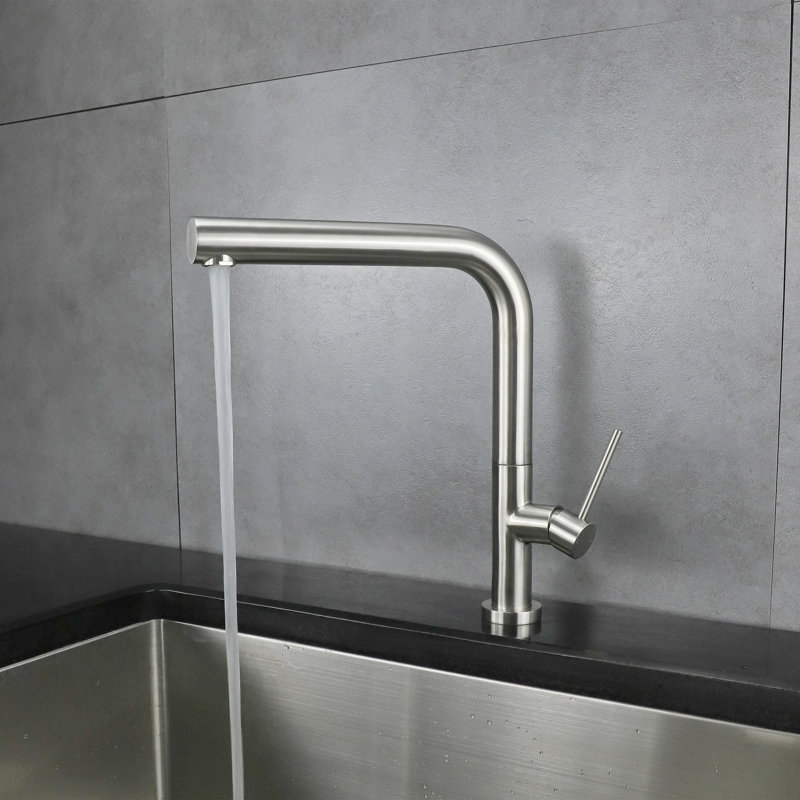 Robinet pour salle de bain à poignée simple
