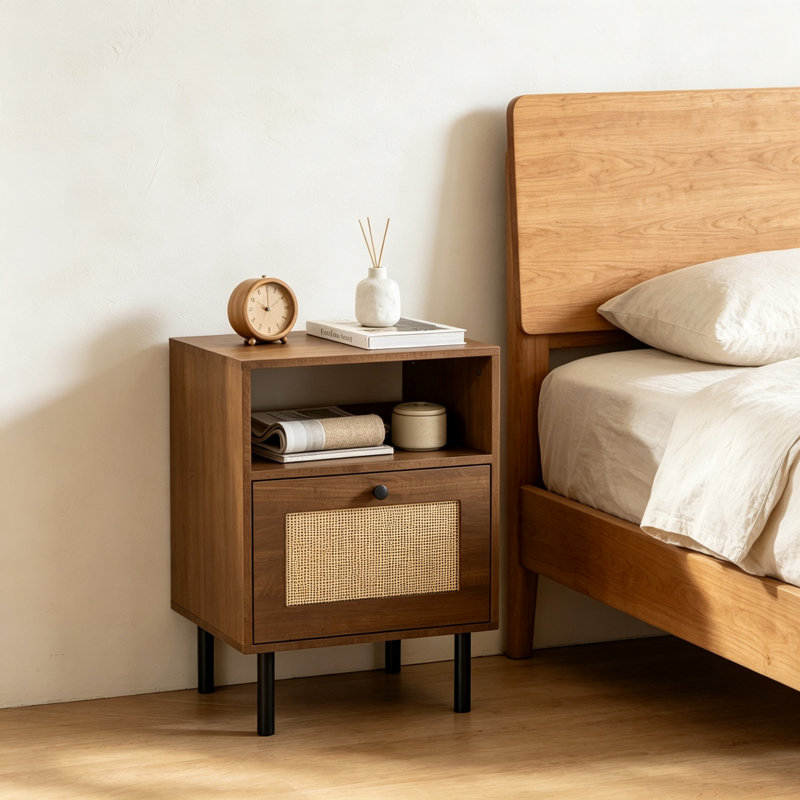 40 cm W Bedside Table