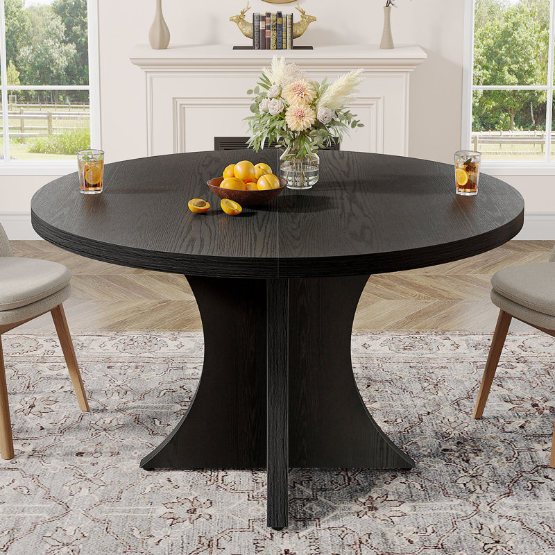 Table de salle à manger Daziyah L 47,24 x l 47,24, Gris