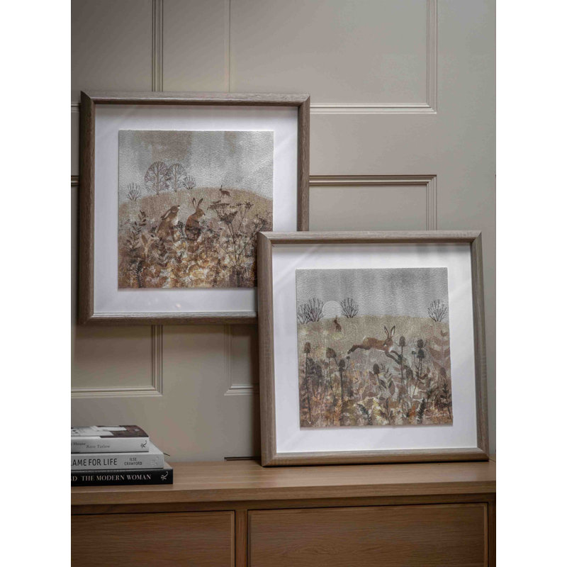 Meadow Mischief Framed Art Set of 2