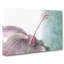 Pink Hibiscus Flower - Wrapped Canvas-56640830