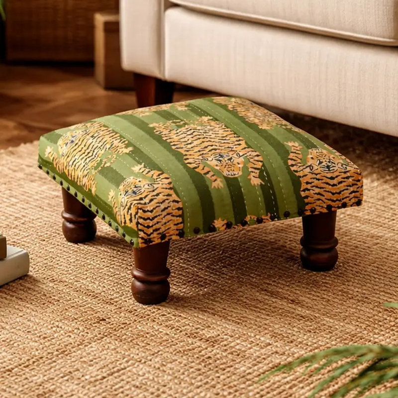 Tabouret d'appoint rembourré Tiger