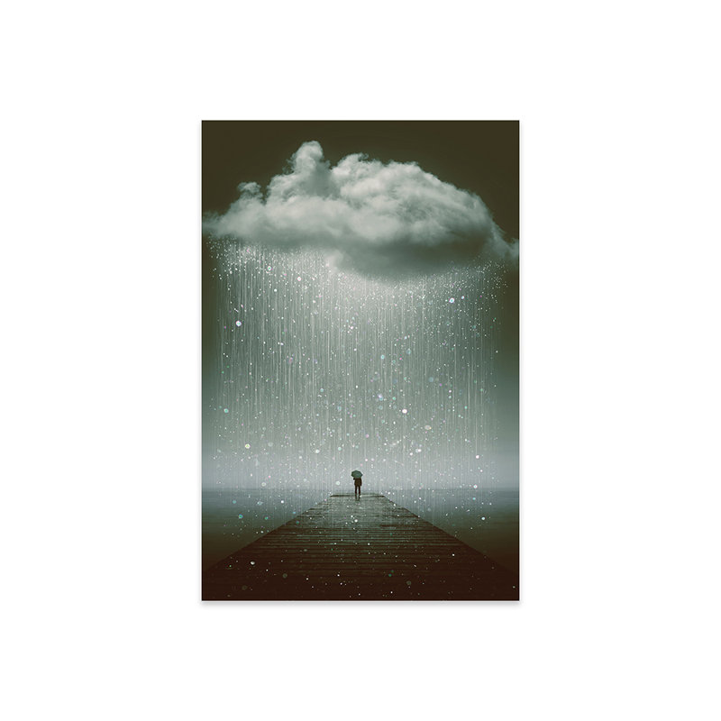 «Even the Sky Cries», impression sans cadre, H 24 po x l 16 po x P 0,25 po