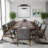 Mid Century Upholstered Office Guest Chair with Solid Wood Frame Armrests Frame and Armrests Conference Room Chairs-2044955702