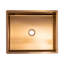 Lavabo de salle de bain vasque rectangulaire en acier inoxydable-66131926