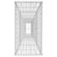 Mur de soutènement Gabion en acier galvanisé 236,2 x 19,7 x 39,4 po-124892031