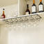 Kilmarnock Hanging Wine Glass Rack in Black