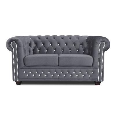 Sade Velvet Loveseat