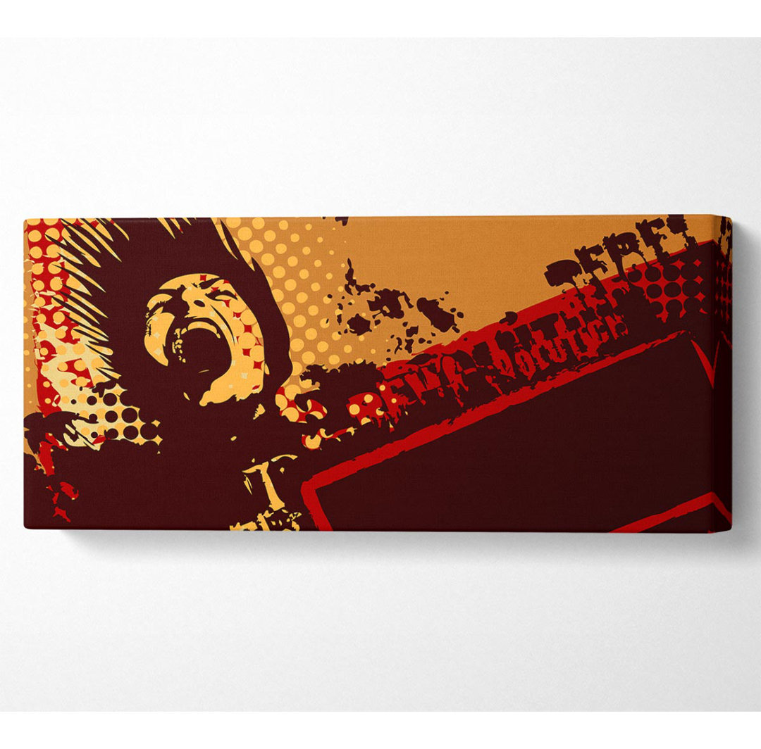 Scream Delight - Kunstdrucke auf Leinwand - Wrapped Canvas