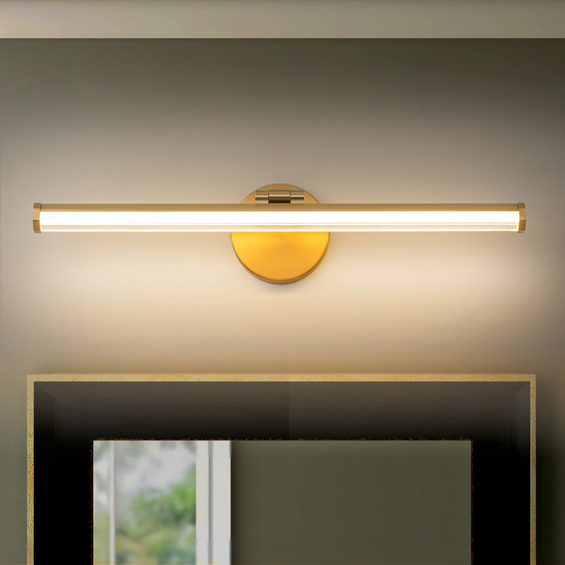 Dimmable LED  Wall Sconces Wall Mounted Hardwired Picture Light, Gold