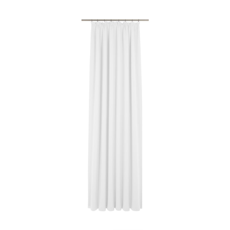 Marybel Room Darkening Single Curtain Panel, 132W x 225D cm, White