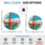 Horloge murale en verre Golden Gate-119213786