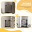 Pressure Mounted Pet Gate With Door-94590198-94282347
