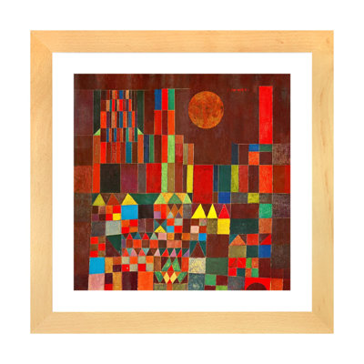 " Burg Und Sonne, 1928 " by Paul Klee