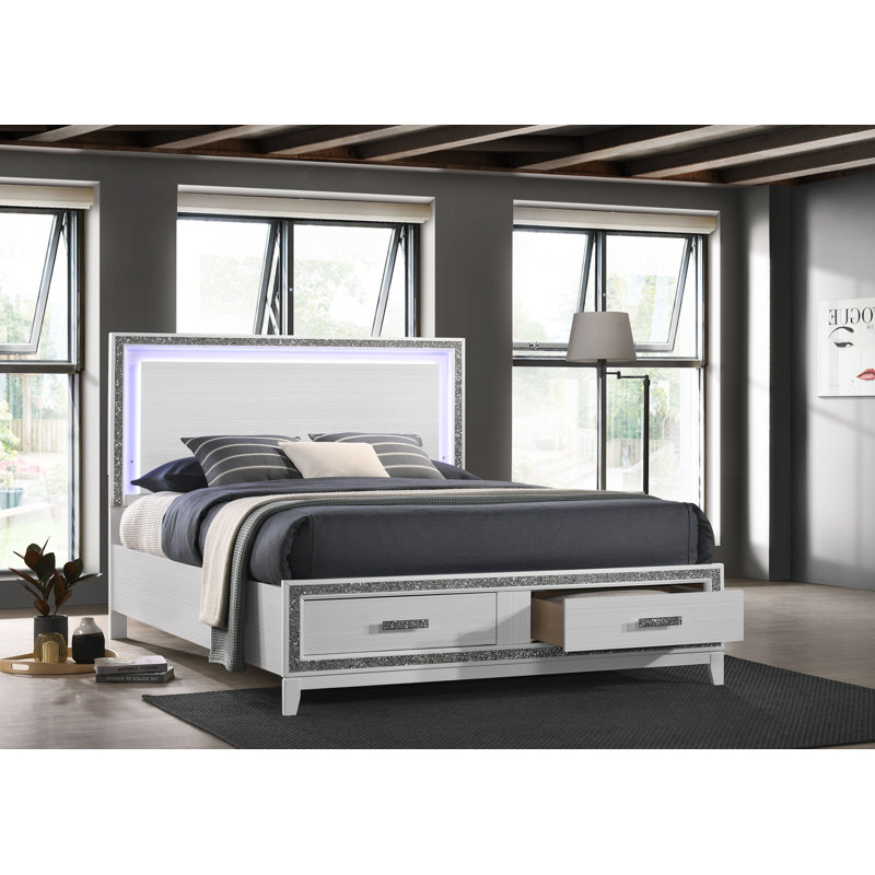 Platform Storage Bed, King