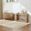 Console l 47,2 po en bois manufacturé, jaune-2139032924