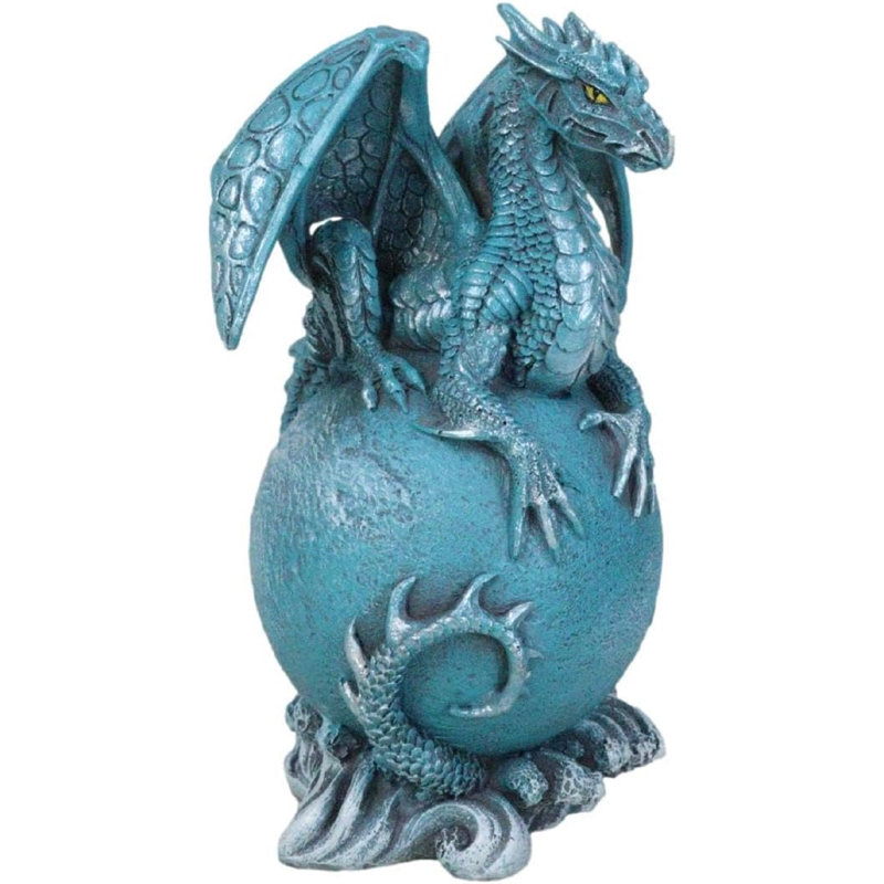 Figurine céleste dragon solaire planète bleue Uranus