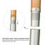 2.5m Round Wooden  Parasolc (UV50+)-127318048
