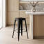 Stylish Clarke Metal Indoor/Outdoor Stool – Sleek Barstool with Gleaming Finish, Stackable & Practical Seating for Home, Living Room-1374348214