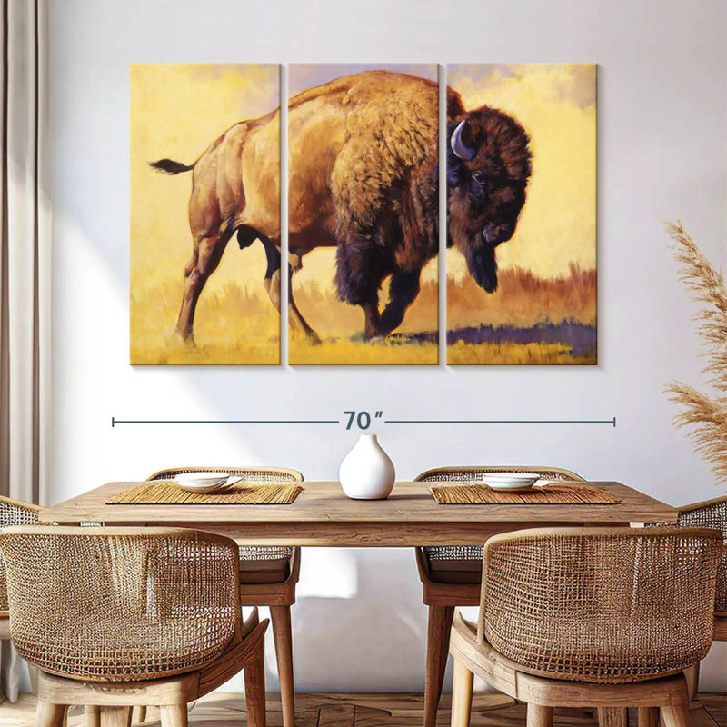 Brampt Tatanka, 42" H x 65" W
