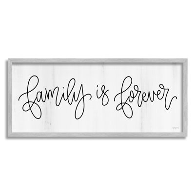 «Family Is Forever Expression Rustic» par imperfect Dust - impression