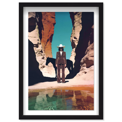 Cowgirl's Surreal Print by Oliver Gal