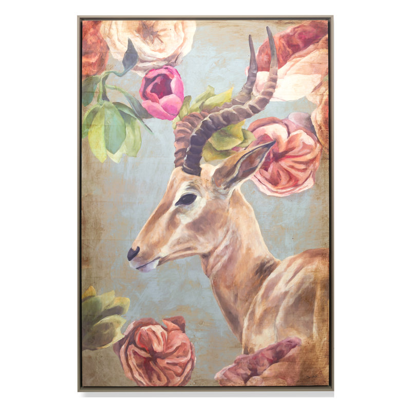 «Summer 2019 Wild Bouquet 5» par Sarah Atkinson, reproduction sur toile, H 52 po x l 36 po