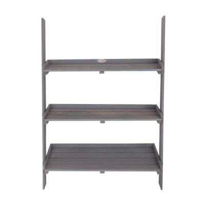 Abd-Alkudos Wood Weather Resistant Plant Stand