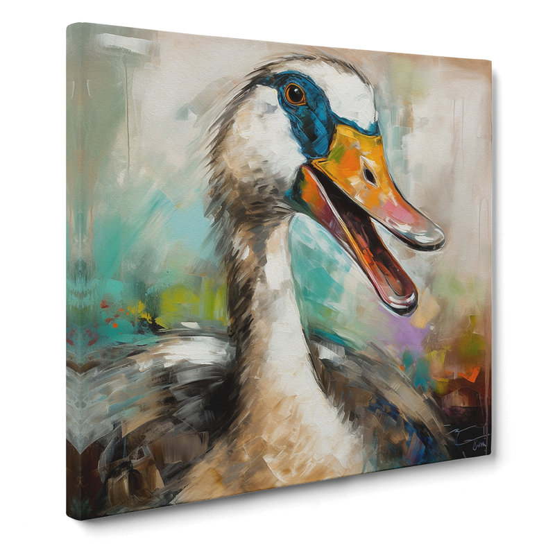 Goose Expressionism No.1 - Wrapped Canvas, 35cm H x 35cm W x 3cm D