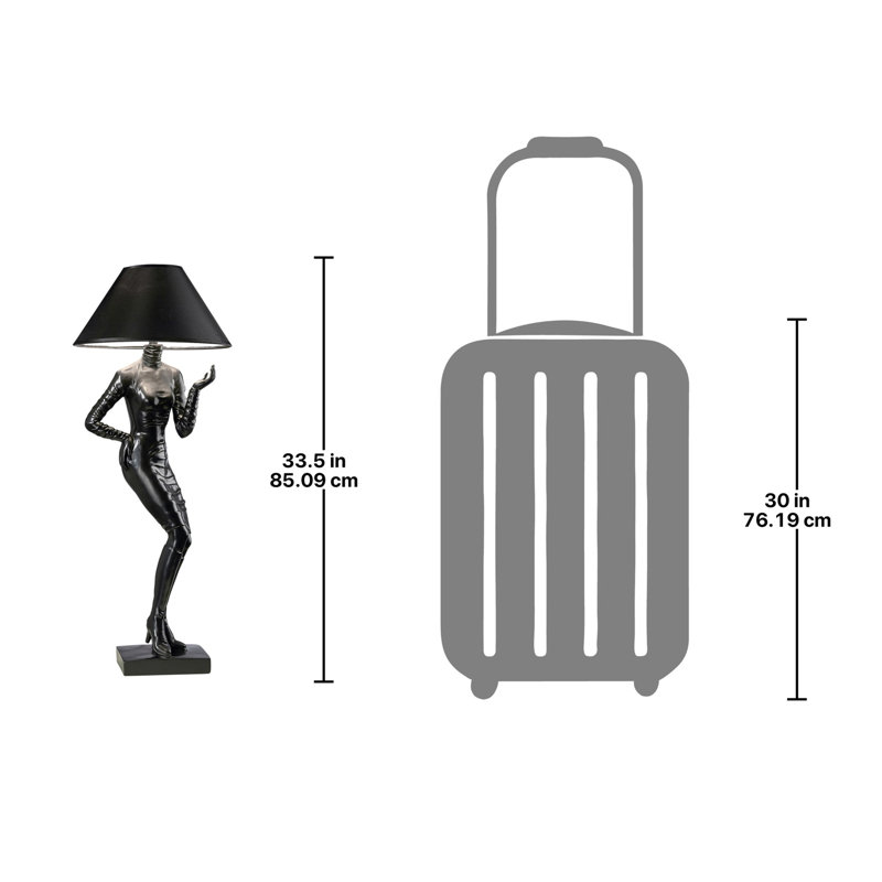 Mademoiselle Resin Novelty Lamp