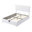Lit plateforme tapissier avec système de rangement hydraulique-1105009234-1105009233