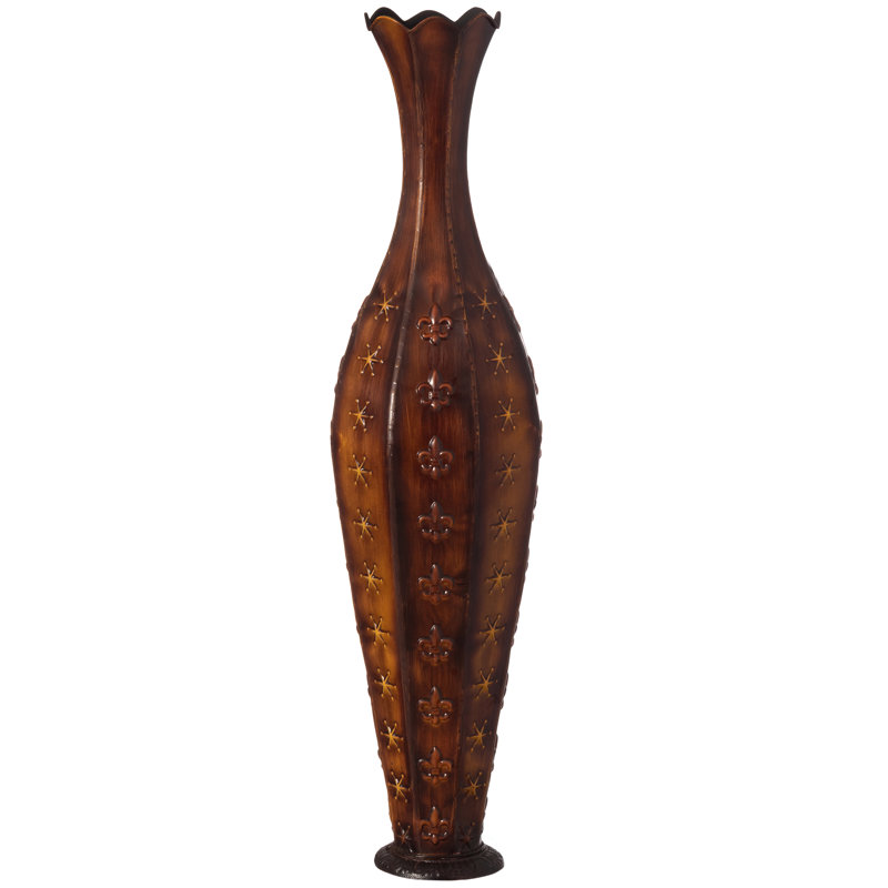 Alexcia Metal Floor Vase
