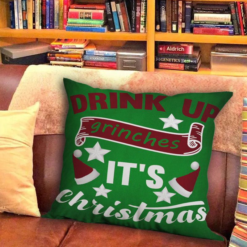 Outdoor Reversible Throw Pillow, 16" x 16"