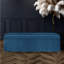 Safar Large Plush Velvet Ottoman Storage Box with Plain Lid Multi Functional Upholstered Blanket Box-116779911-116779931