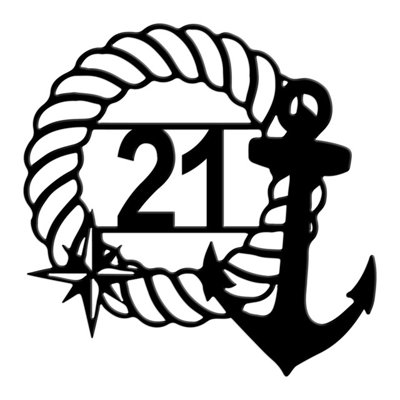 Plaque de porte Larbi Anchor