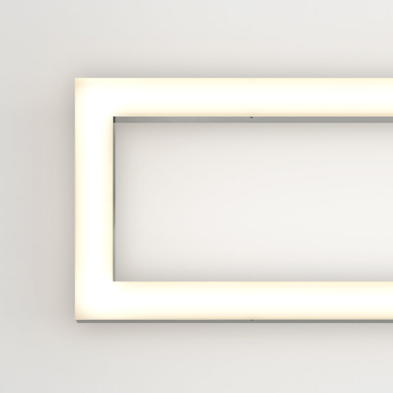 Dover LED Modern Vanity Light 5CCT Chrome, Chrome