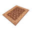 Tapis brun / brun clair en laine noué à la main 6 pi 2 po x 10 pi 2 po Abbigail Southwestern
