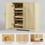 5-Tier Shoe Cabinet with Rotating Shoe Rack, Freestanding Shoe Storage Cabinet for 15-20 Pairs-1378114823