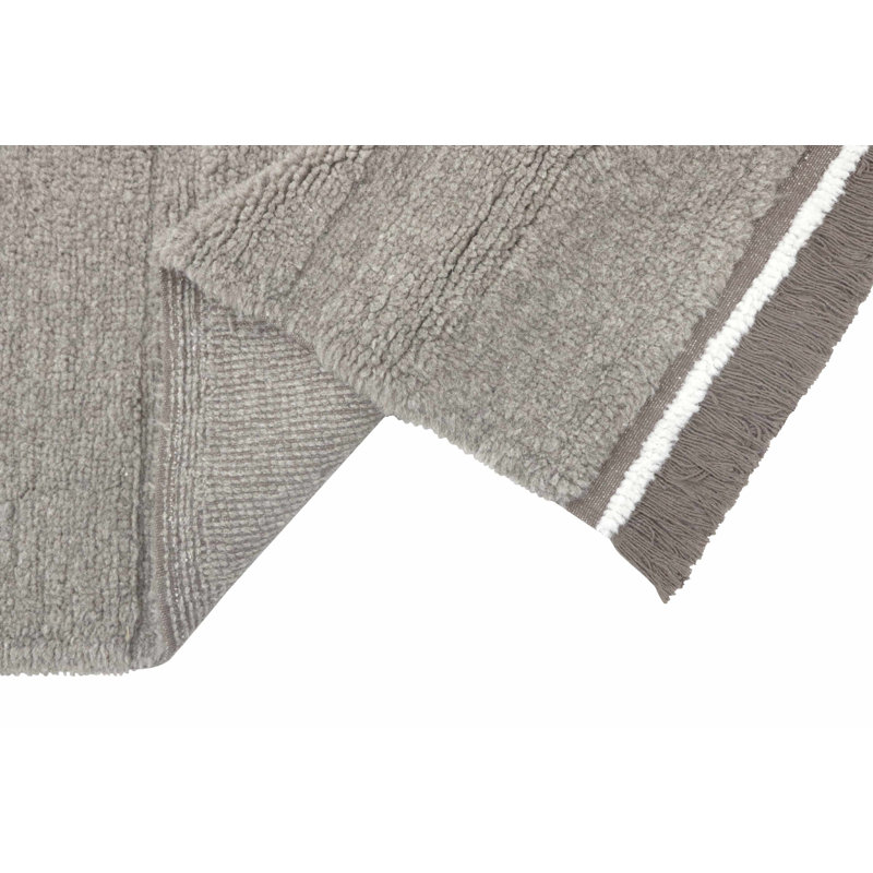Tapis en laine Sheep of the World Steppe - gris mouton, Tapis de couloir 2 pi 7 po x 7 pi 6 po