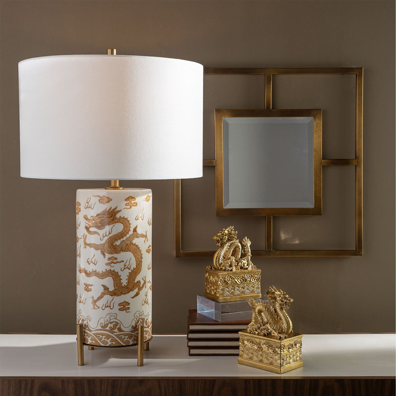 Imperial Dragon Lamp, Celadon