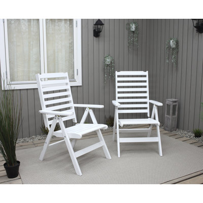 Katherra Foldable Outdoor Patio Dining Armchair
